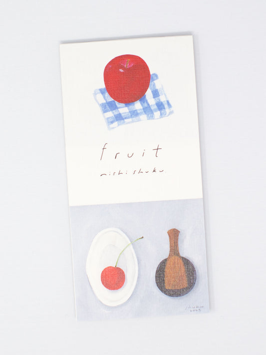 Nishi Shuku Message Notepad - Fruit