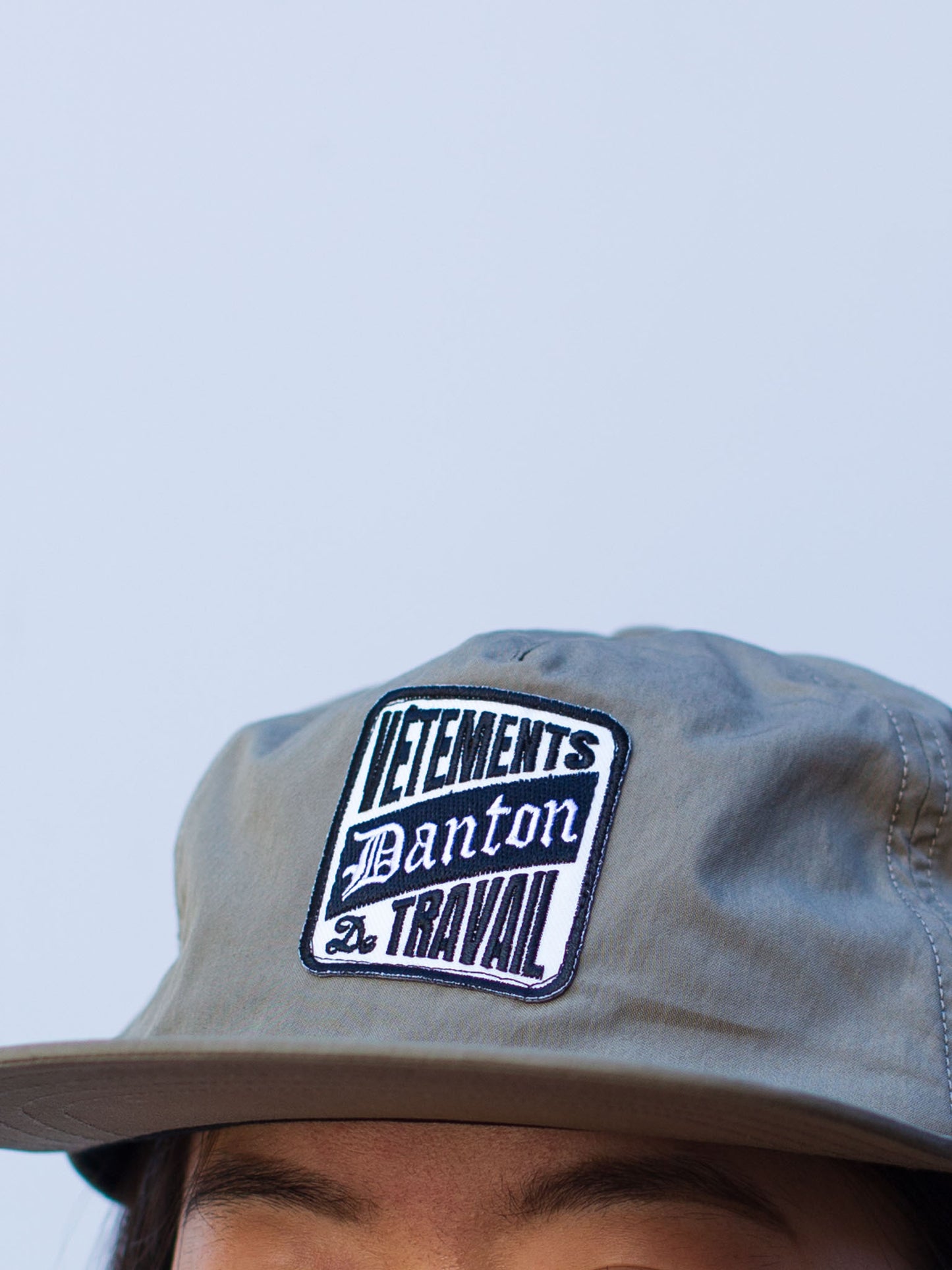 Danton 6-Panel Flat Brim Baseball Cap-Olive