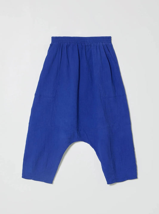 Atelier Delphine Kiko Crinkled Cotton Pants - Clematis Blue