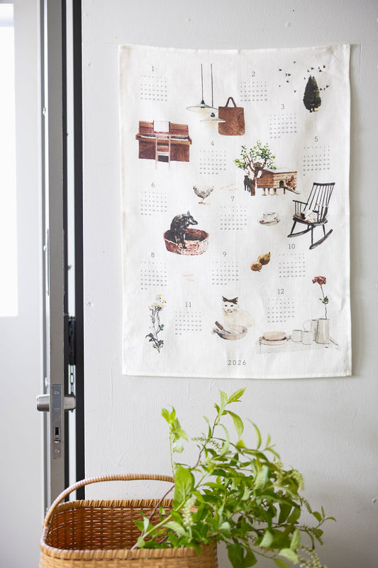 Fog Linen Work 2026 Linen Calendar - Tender Time