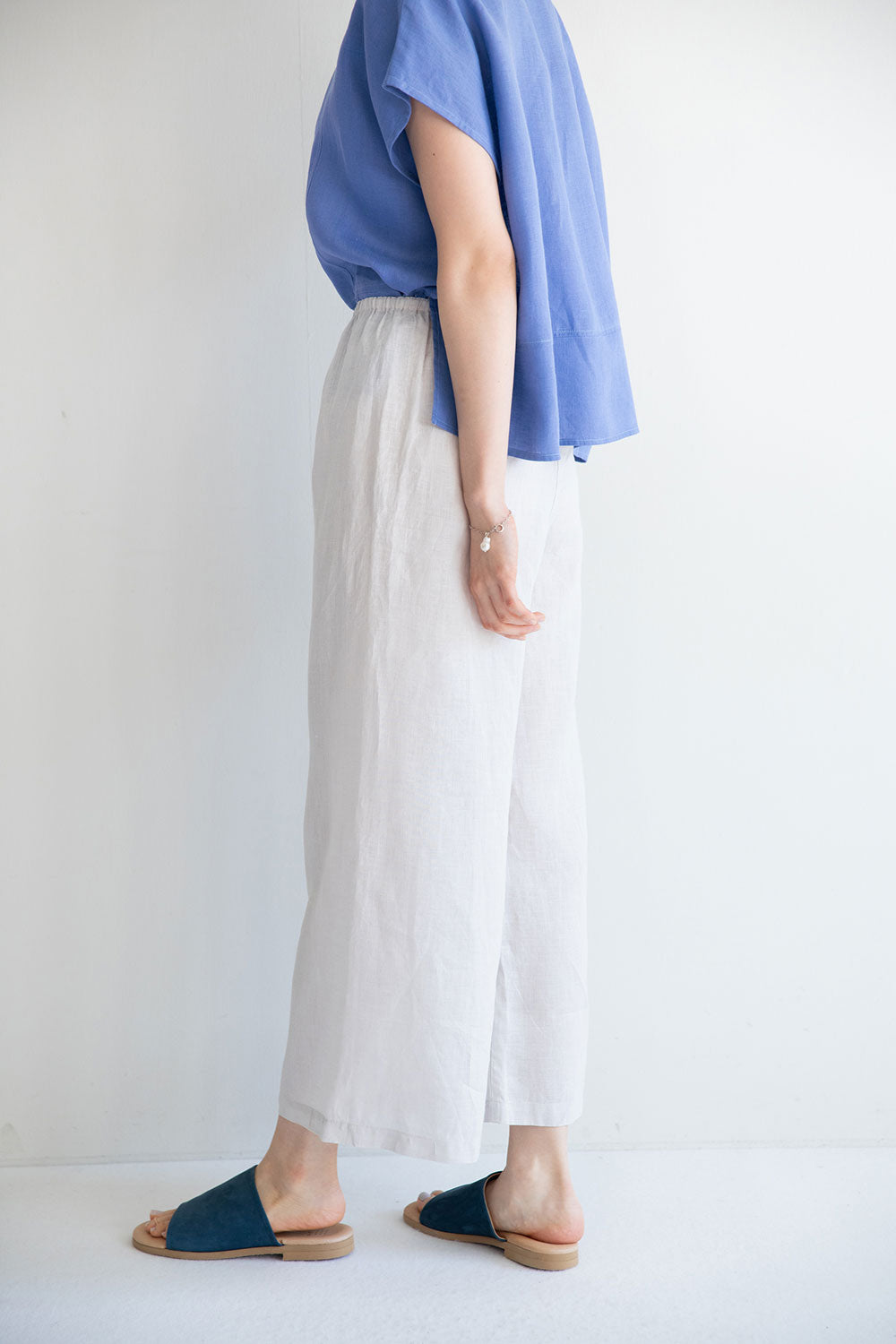 Fog Linen Work Linen Pettipants - Albatre