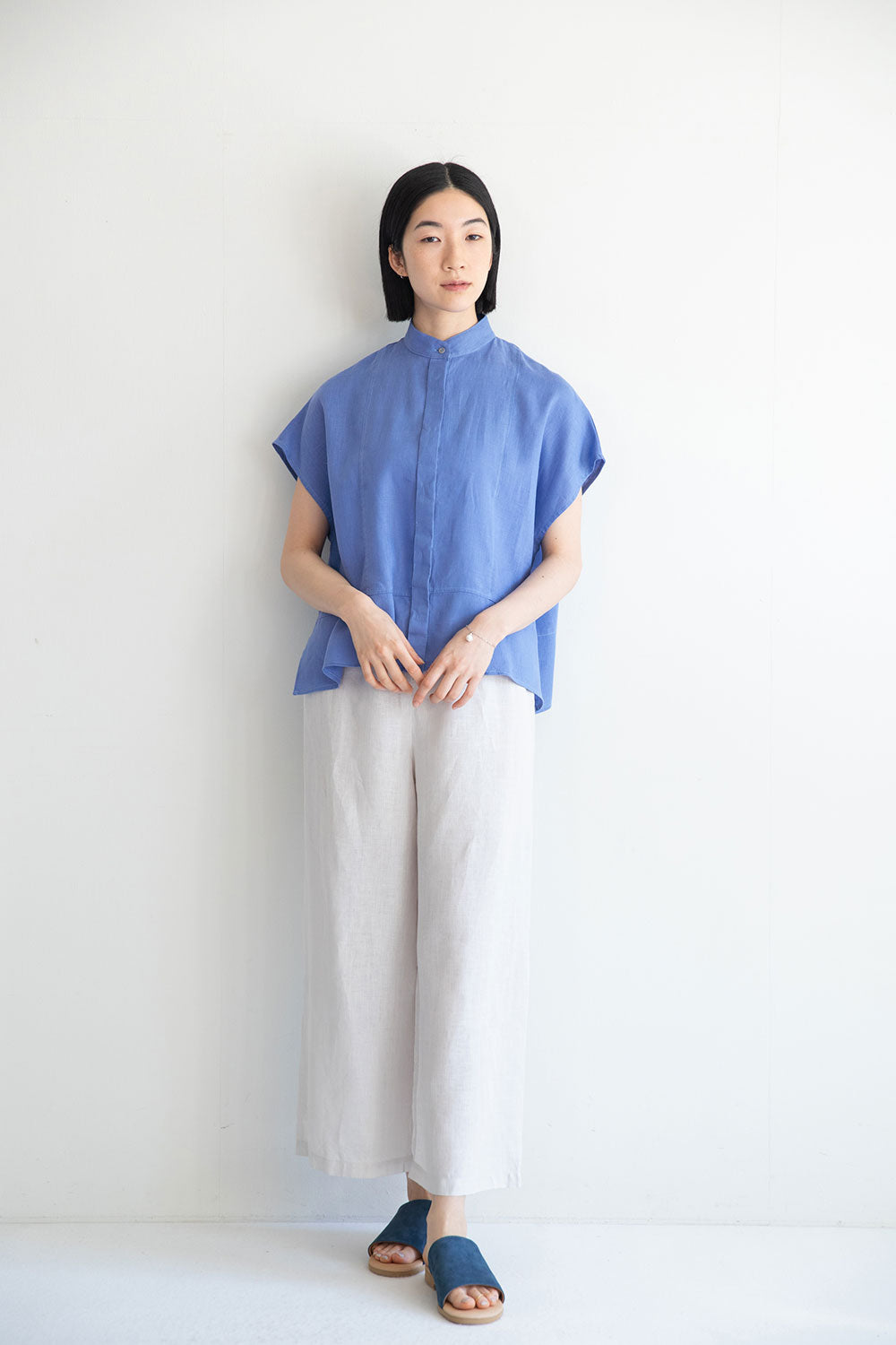 Fog Linen Work Linen Pettipants - Albatre