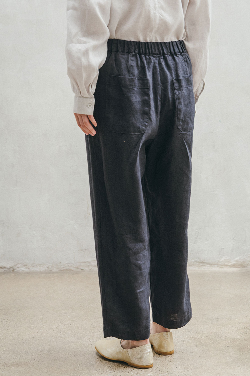 Fog Linen Work Emily Pants - Macadam