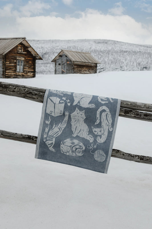 Lapuan Kankurit KISSANPAIVAT Cat Tea Towel - 2 Colours
