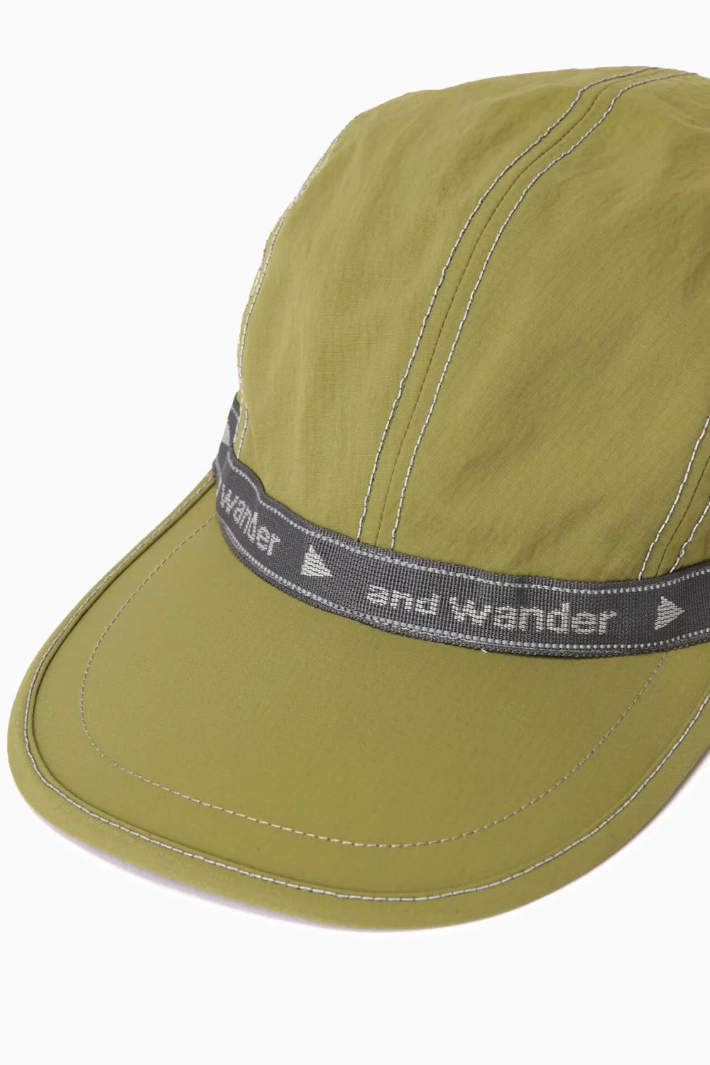 And Wander Tape Cap - Olive
