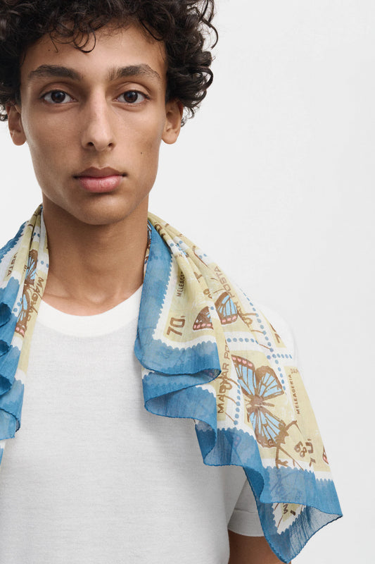 SS26 ÉPICE Paris Square Scarf PS2664 - Dune