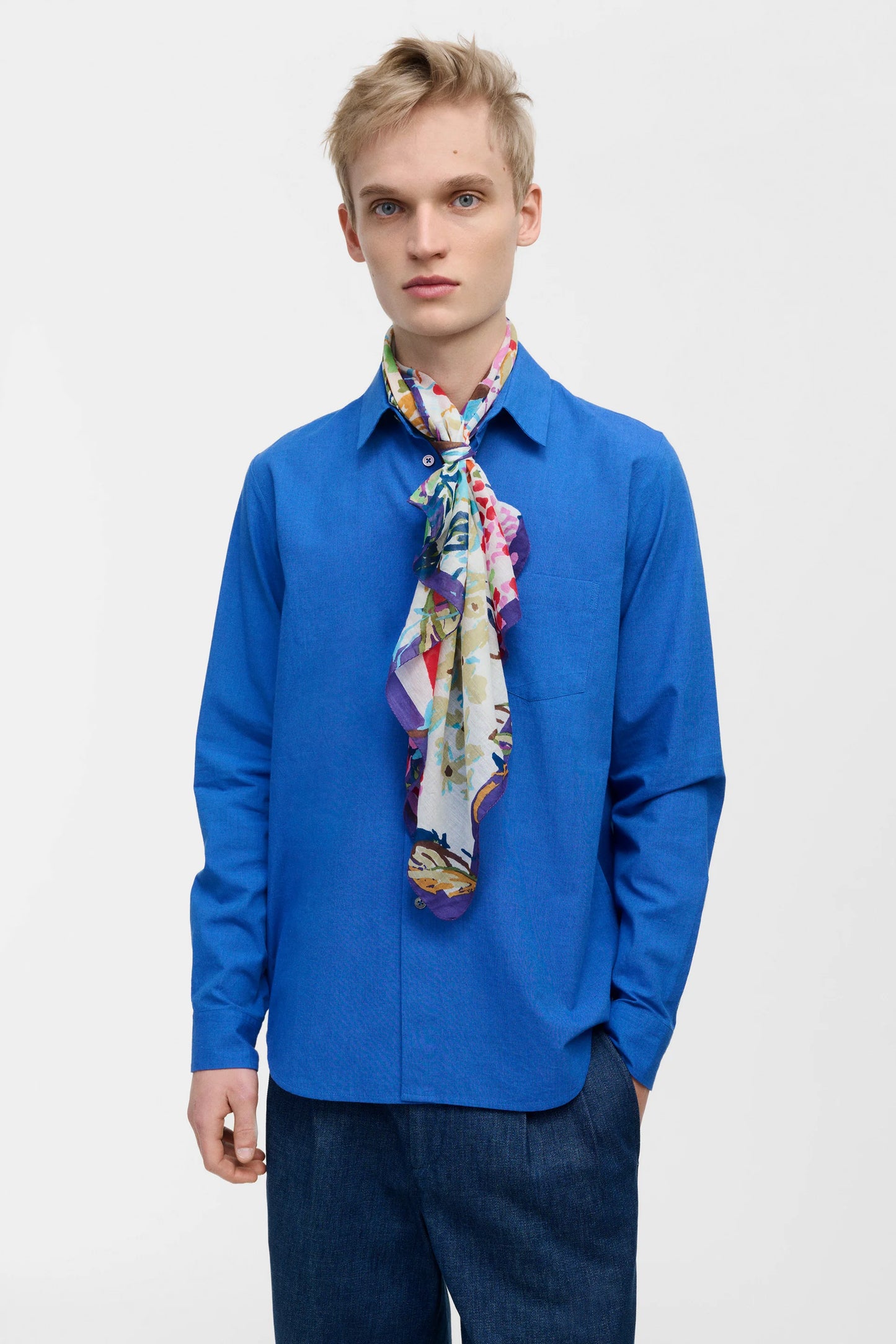 SS26 ÉPICE Paris Square Scarf PS2693 - Purple