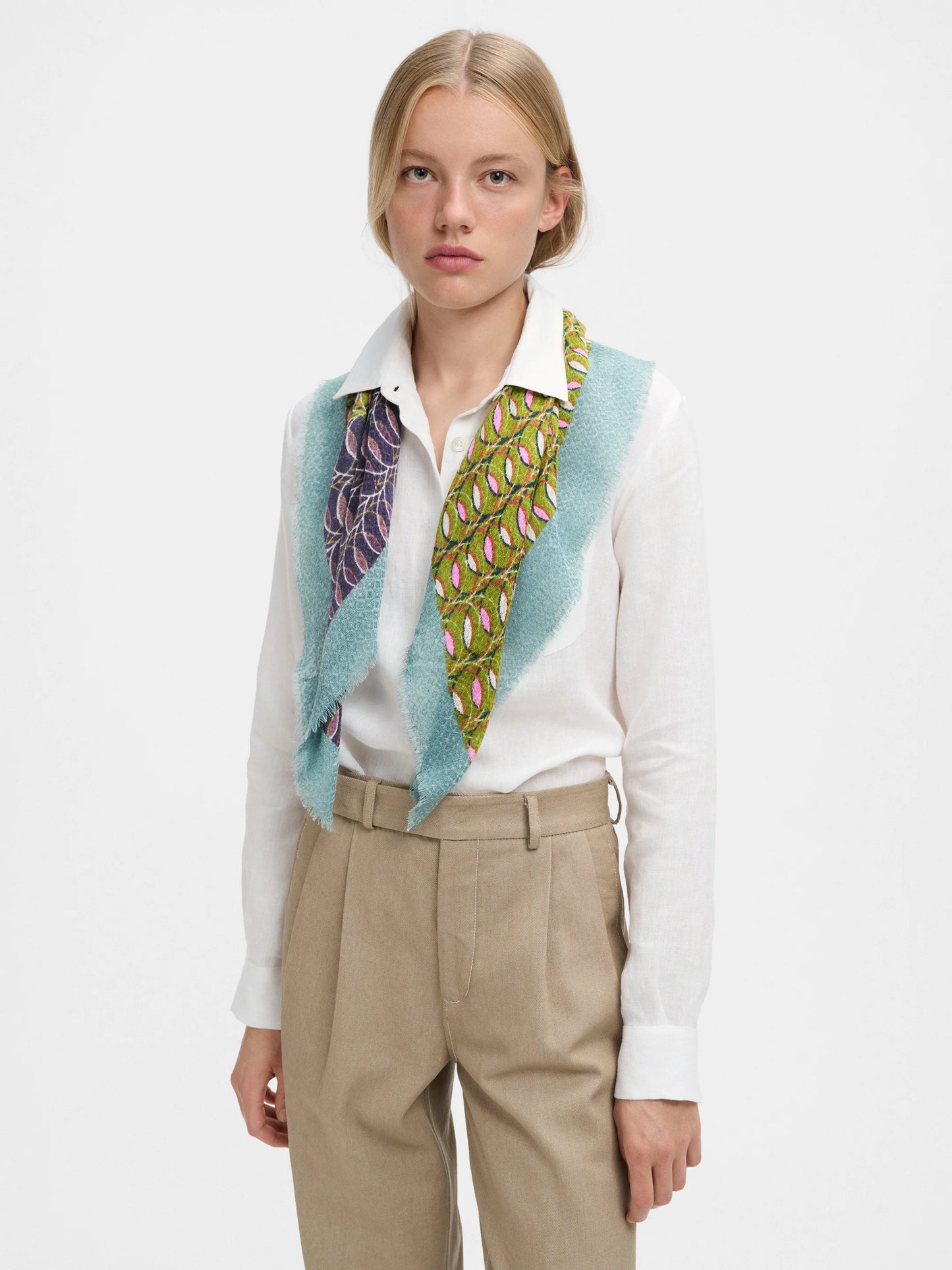 AW26 ÉPICE Paris Scarf PW2656 C - Jade