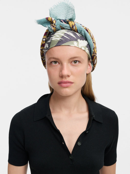 AW26 ÉPICE Paris Scarf PW2656 E - Indigo