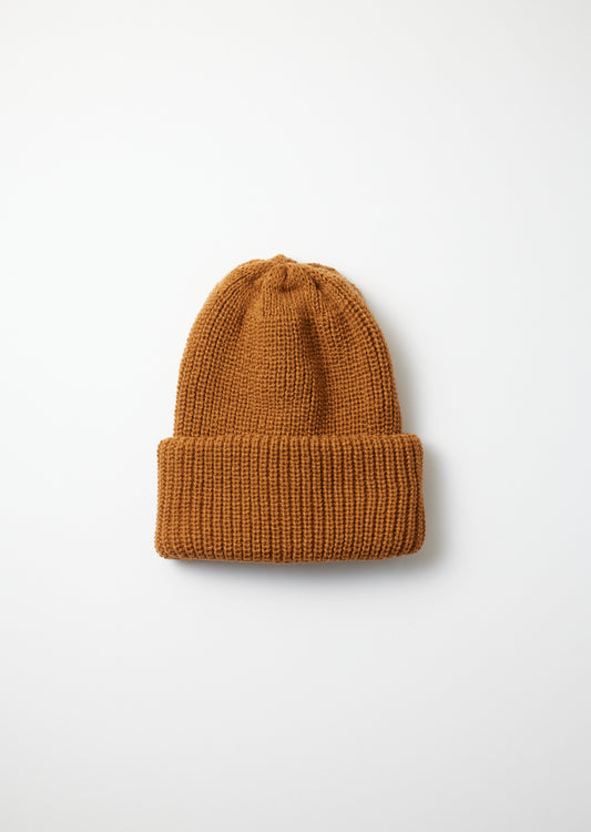 Rototo Cozy Chunky Beanie - Light Brown
