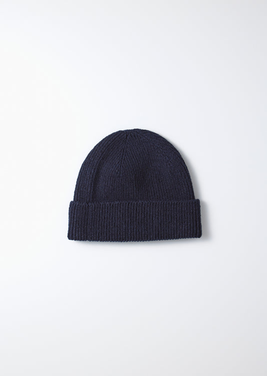 Rototo Washi + Recycled Cotton Beanie - Navy