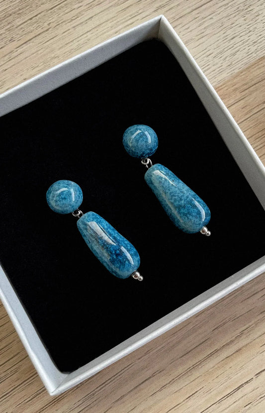 Arriving Soon: Blanca Olmos El Rocío Earrings - Blue