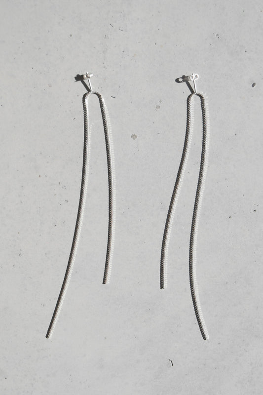 Saskia Diez Open Fringe Earrings