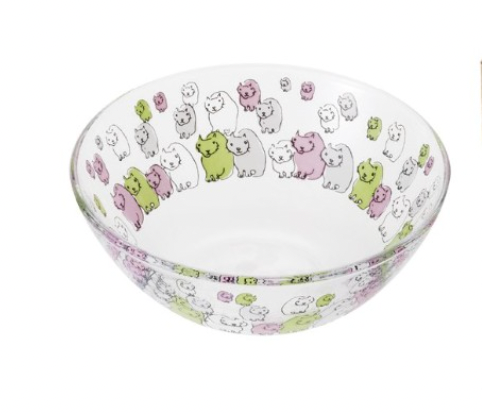 Aderia Cat Glass Bowl - 2 Colours