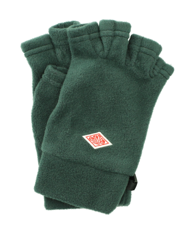 Danton Unisex Fleece Gloves - Green (Two Sizes)