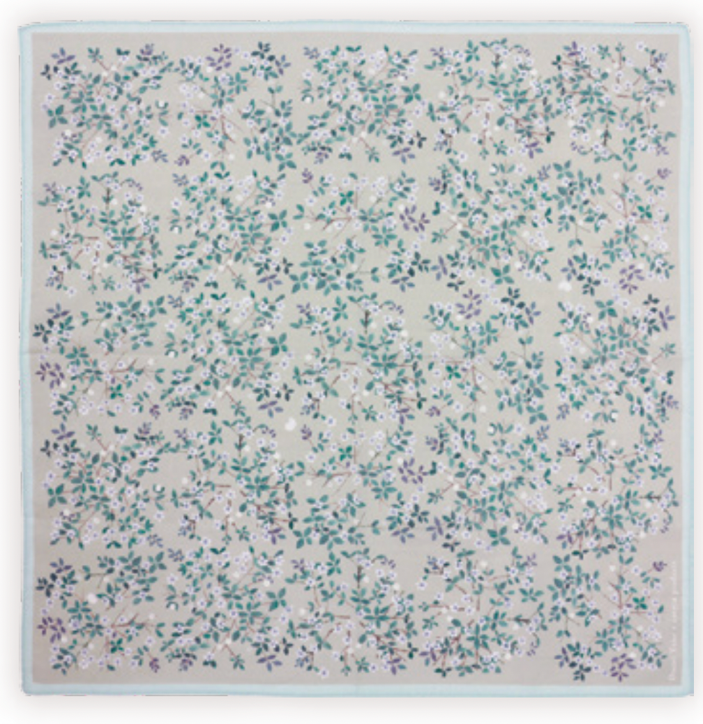 Omori Yuko Handkerchief - Myrtles