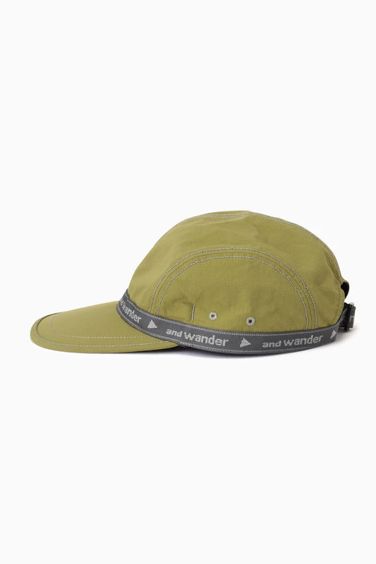 And Wander Tape Cap - Olive