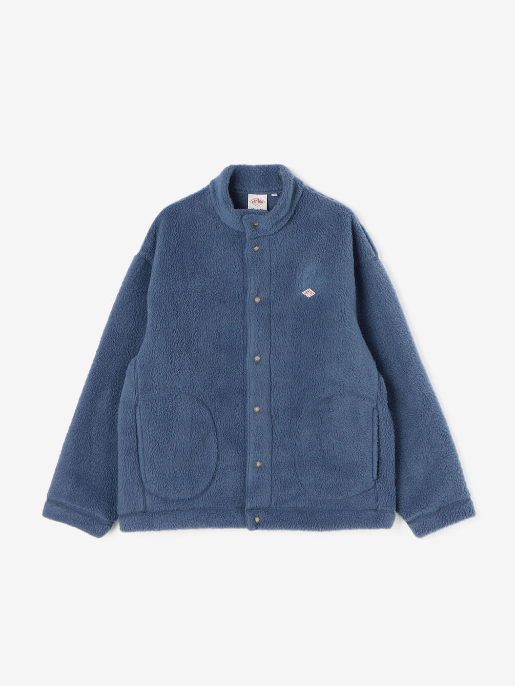 Danton Men's Stand Collar Fleece Jacket - Blue