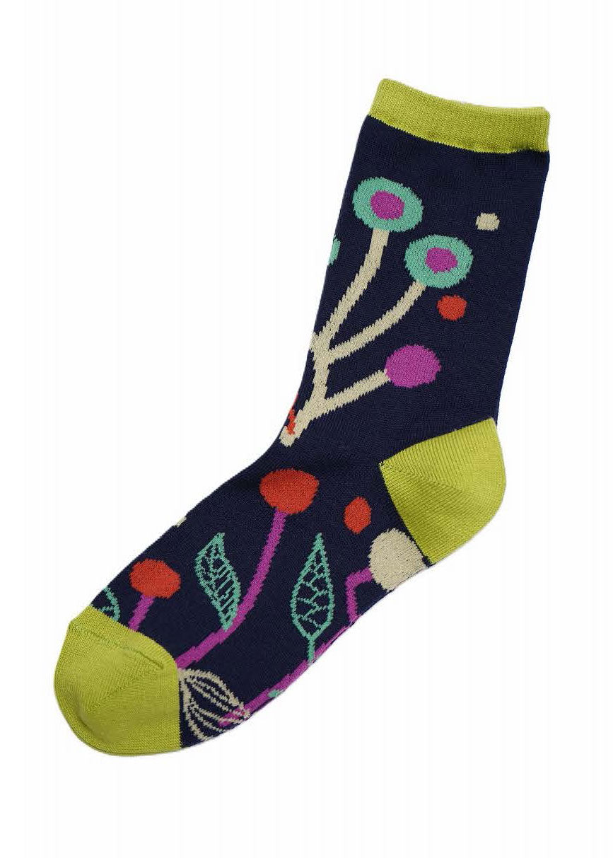 Fuga Fuga Socks - Dark Blue (7072)