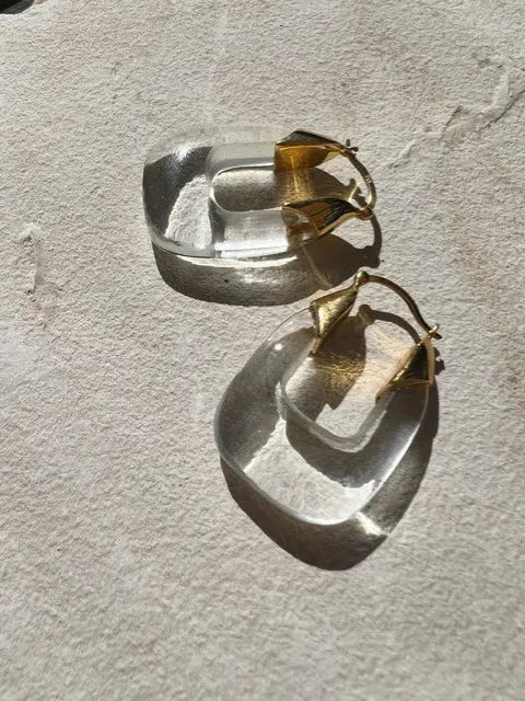 Shyla Rafelli Earrings-Clear
