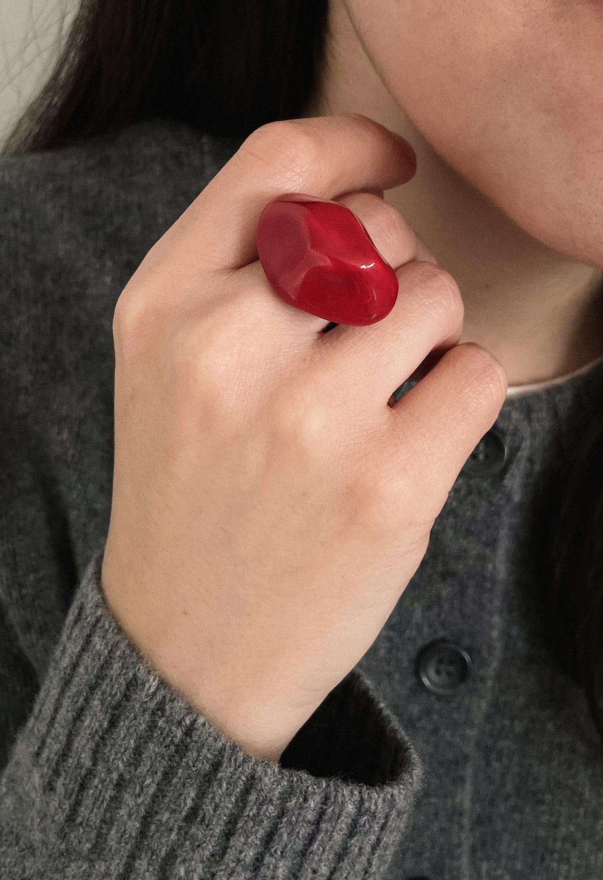 Arriving Soon: Blanca Olmos Cantos Ring - Red
