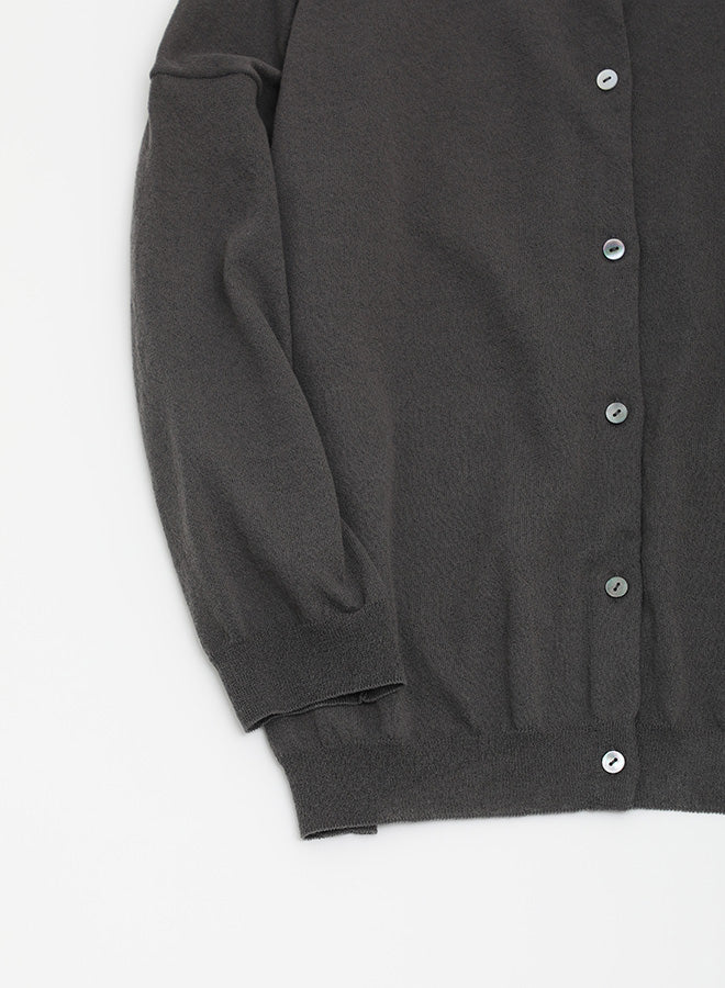 evam eva Cotton Cardigan - Blue Gray