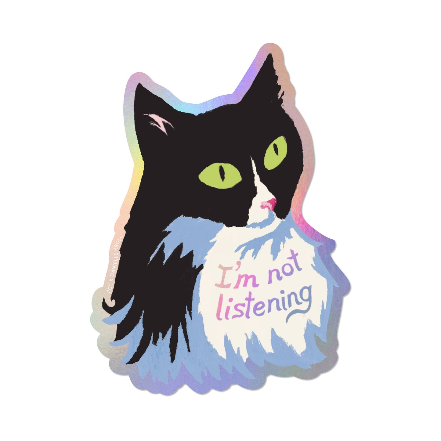 I’m Not Listening sticker