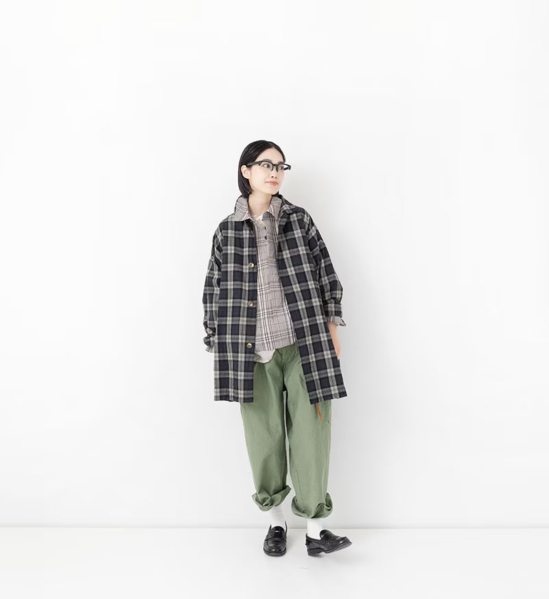 Veritecoeur One-side P-pants-LTD-182 Khaki