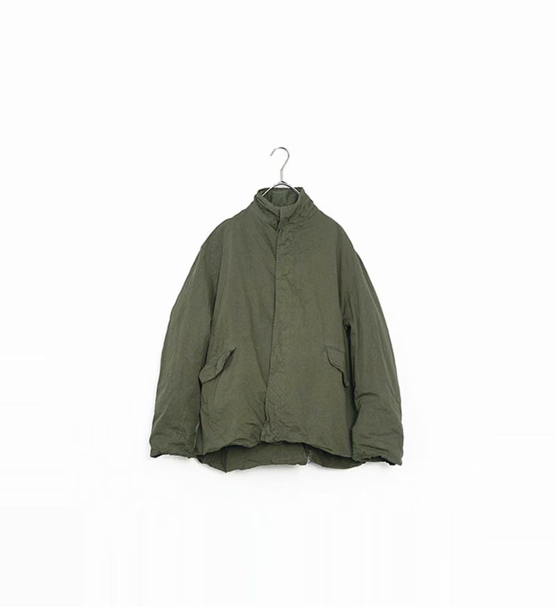 Veritecoeur Garment Dye Short Coat-ST-0183-Khaki