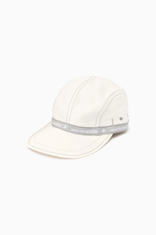 And Wander Tape Cap - White