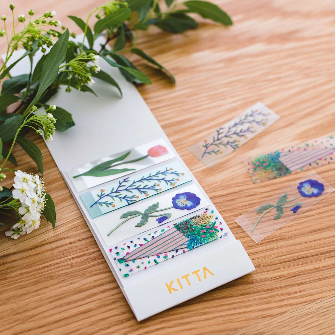 King Jim Kitta Clear Sticky Notes - Flower