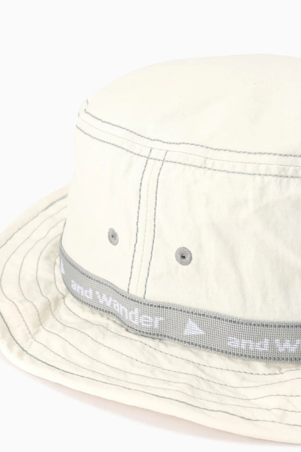 And Wander Tape Bucket Hat - Off-white