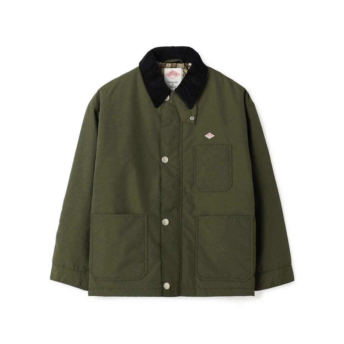 Danton Men's Nylon Taffeta Work Jacket - Olive