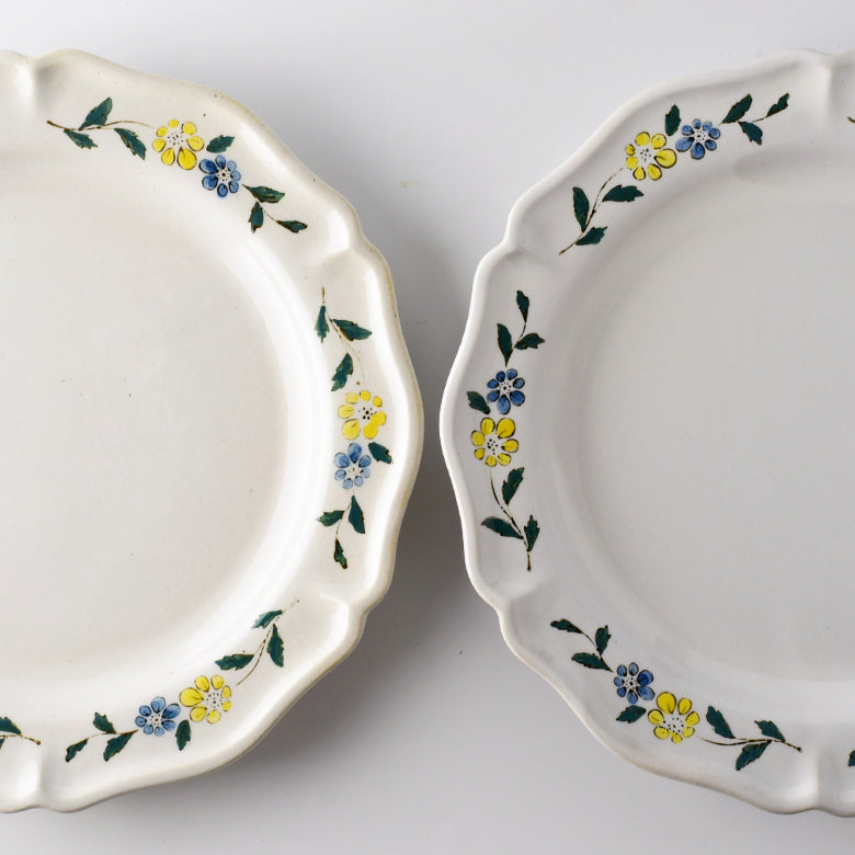 Studio M Lemon Flower Round Plate - 25cm