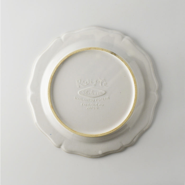 Studio M Lemon Flower Round Plate - 25cm