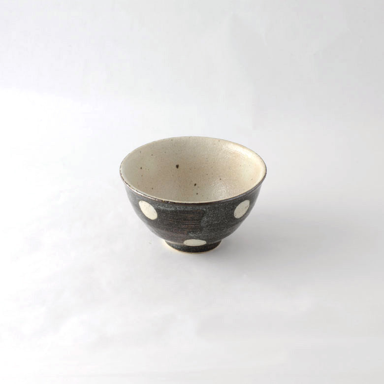 Studio M Polka Dots (Mizutama) Bowl - Black
