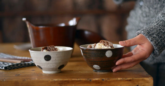 Studio M Polka Dots (Mizutama) Bowl - White