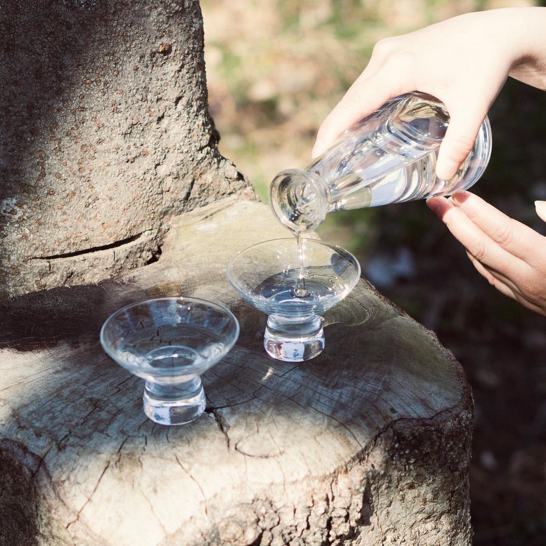 HIROTA Edo Kiriko Sake Set (Clear)