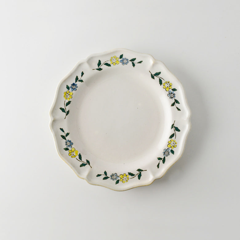 Studio M Lemon Flower Round Plate - 21cm