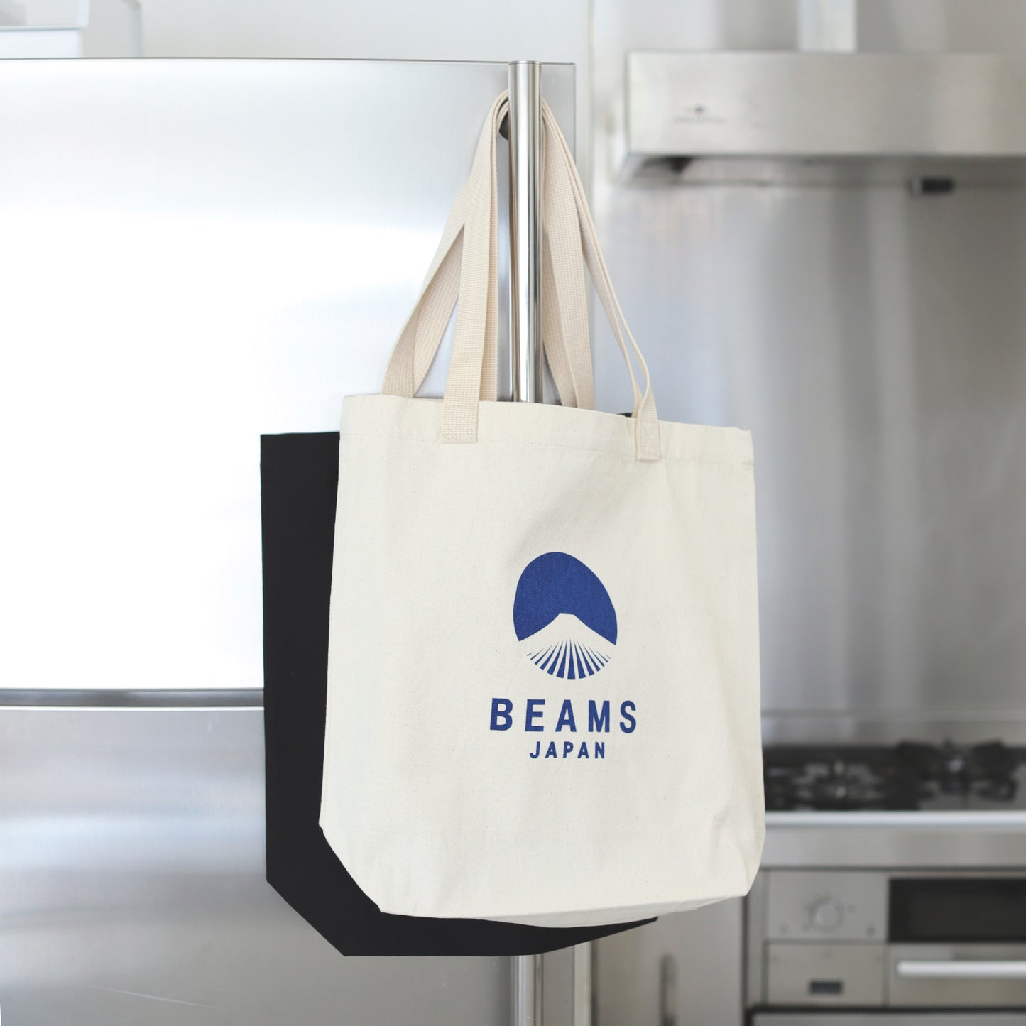 EVERGREEN WORKS X BEAMS Japan Tote Bag (White X Indigo)