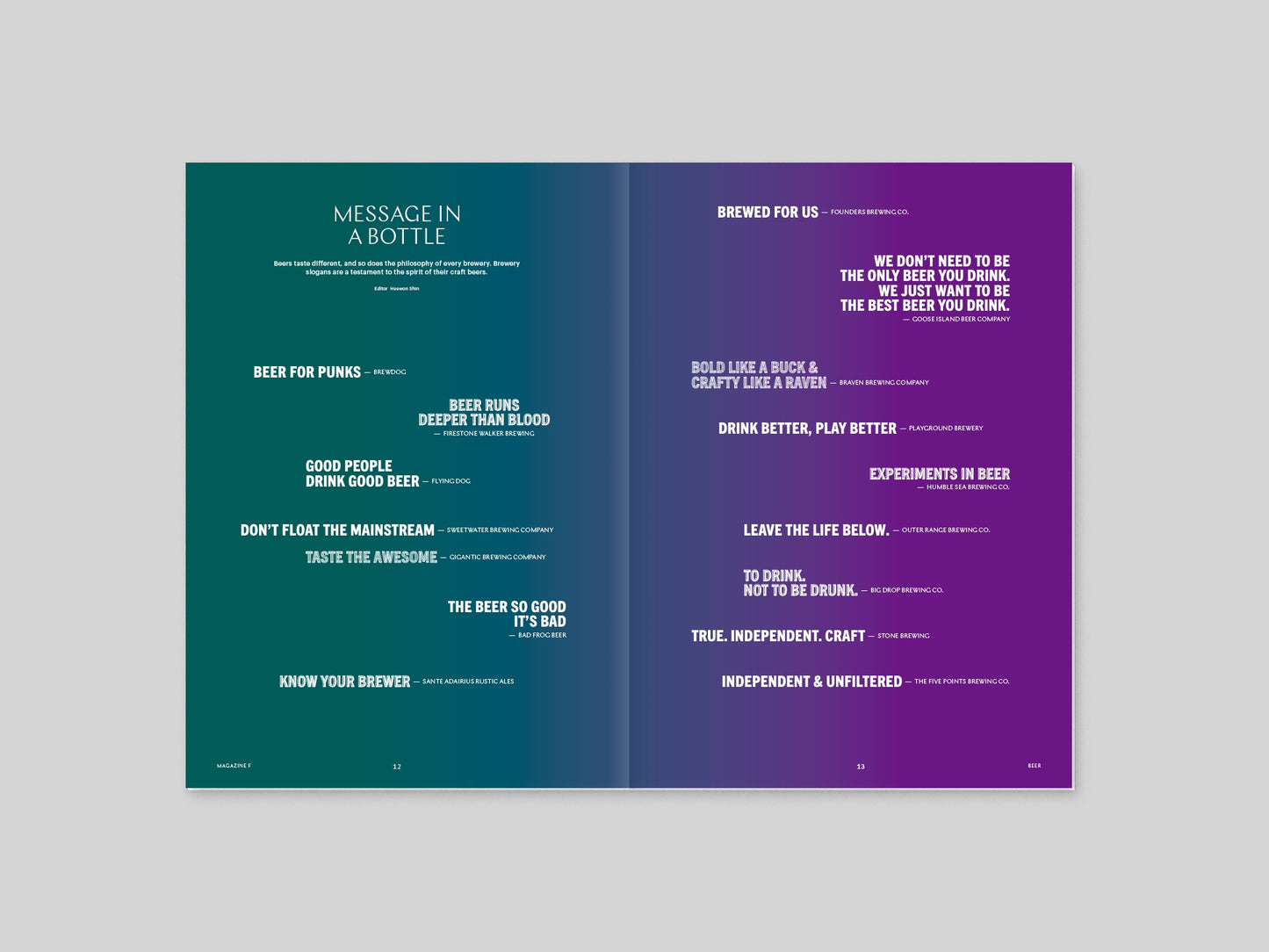 Magazine F - Beer