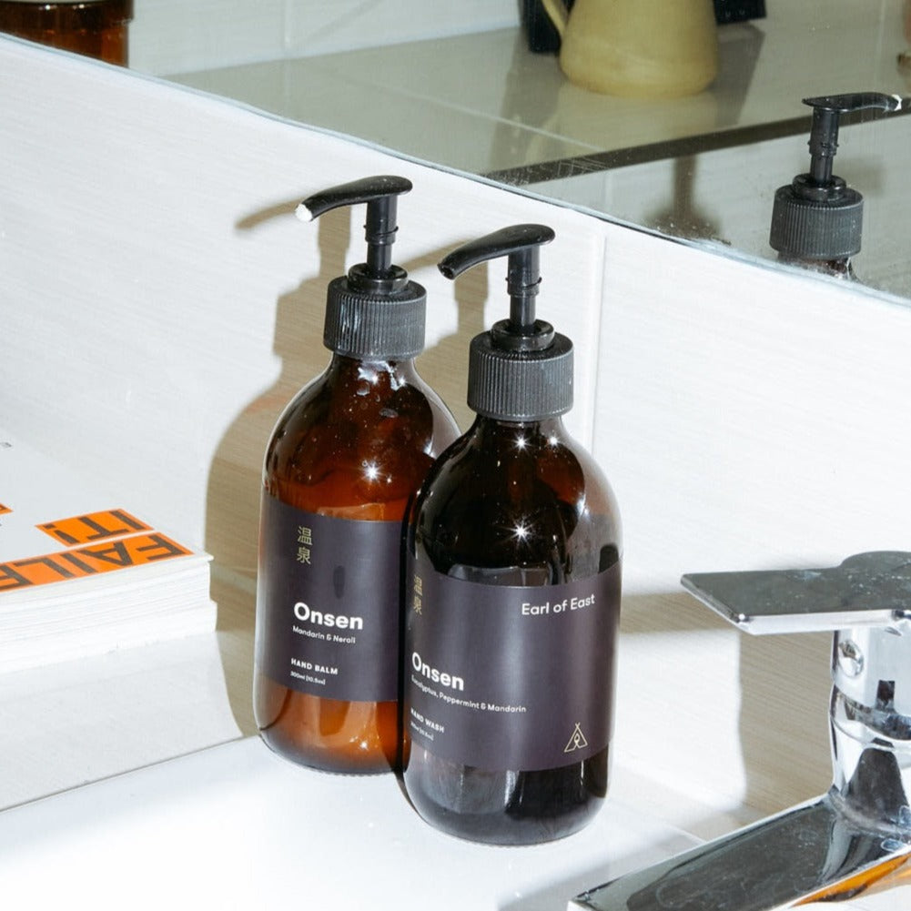 Earl of East Onsen Hand Cleansing Set (Onsen Hand Wash + Hand Balm)