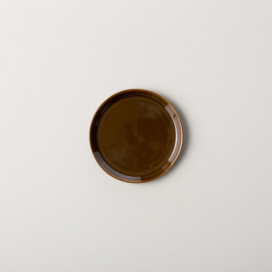 Maruhiro Hasami Plate Brown Large