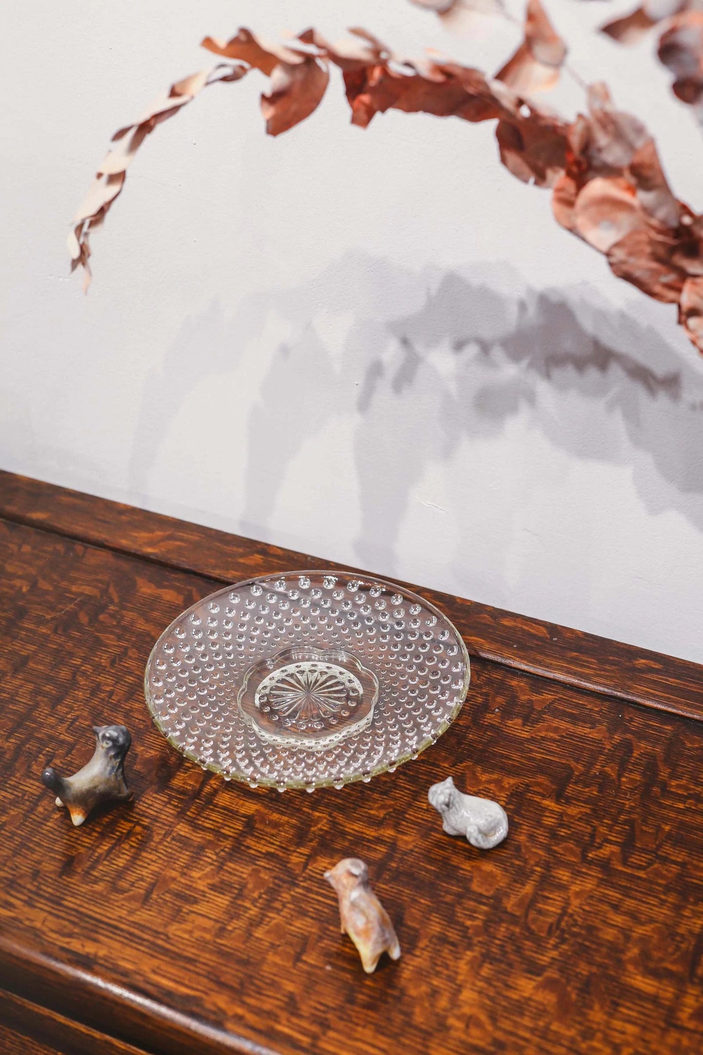 HIROTA Polka Dot Glass Bowl + Plate