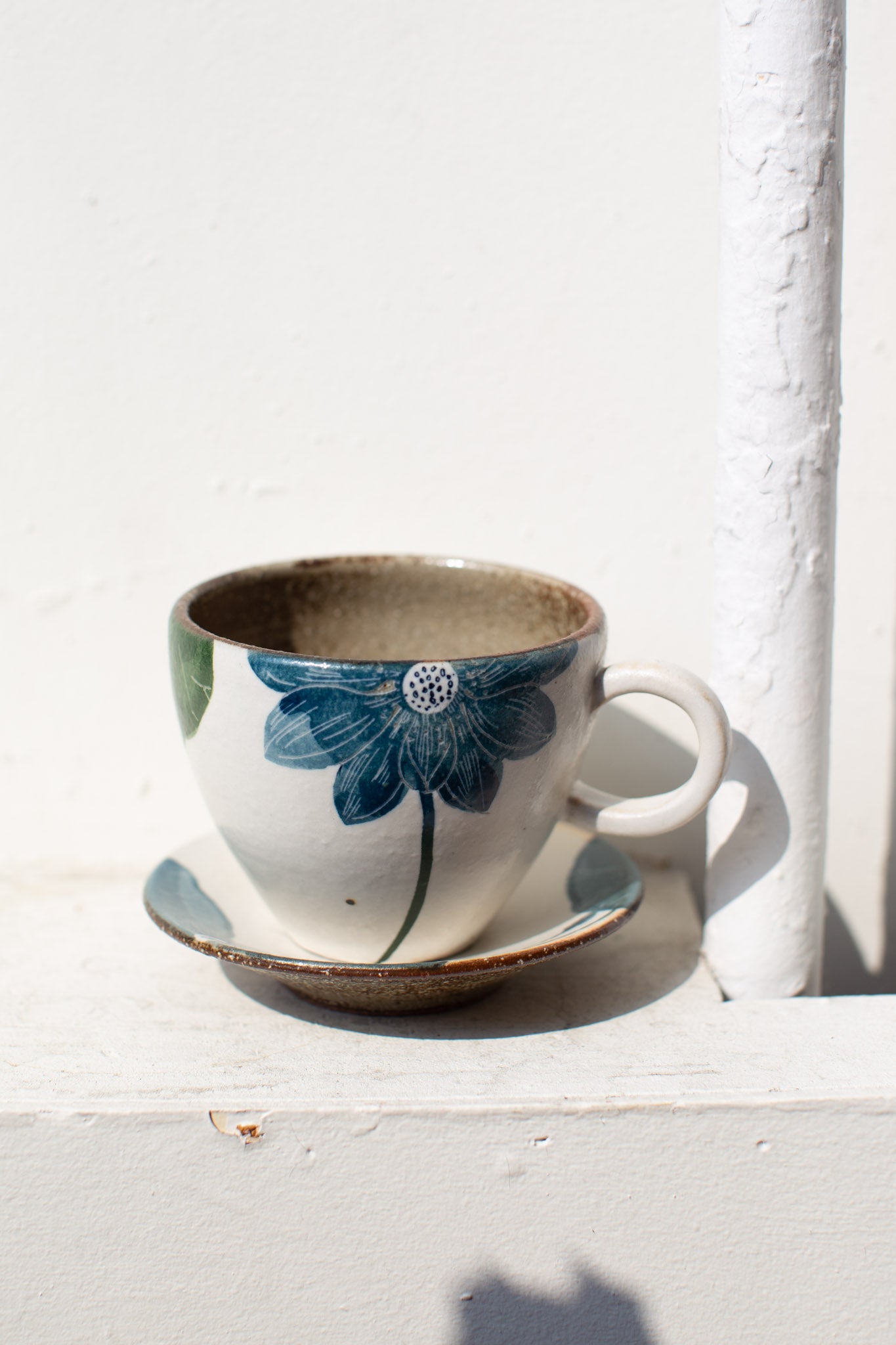 Blue Lotus Mug by Momoko Otani