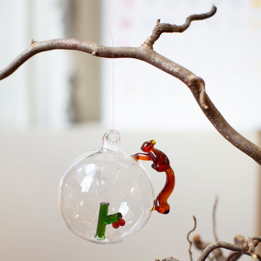 [30% off] ICHENDORF Milano WOODLAND TALES Christmas Tree Decoration Ball (Berry & Squirrel)