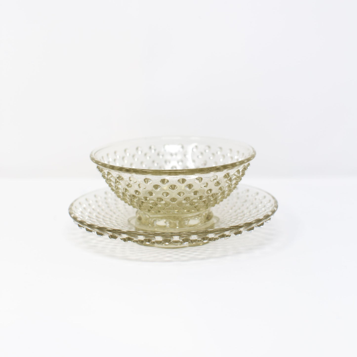 HIROTA Polka Dot Glass Bowl + Plate