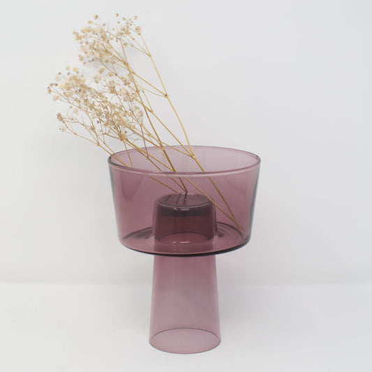 SGHR Sugahara Asperites Deco Flower Vase - Wine