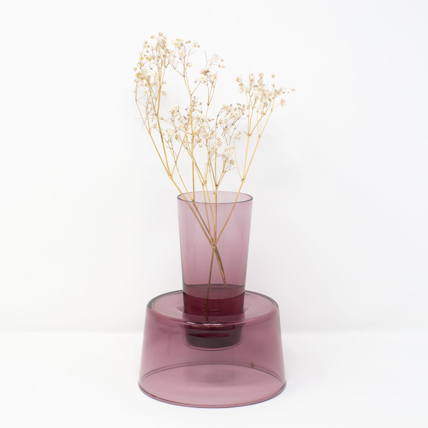 SGHR Sugahara Asperites Deco Flower Vase - Wine