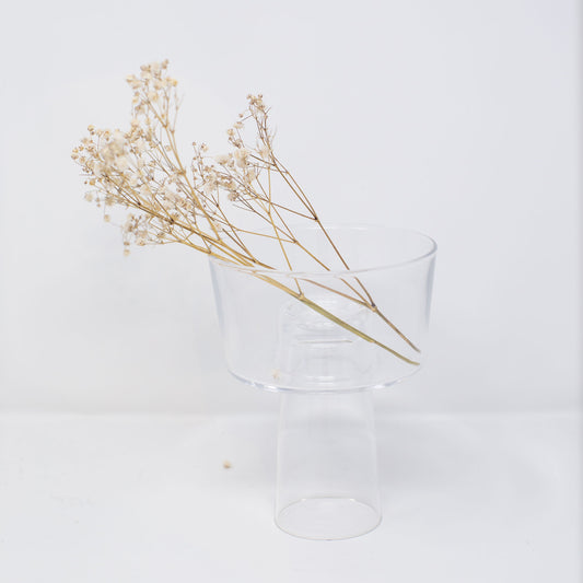 SGHR Sugahara Asperites Deco Flower Vase - Clear